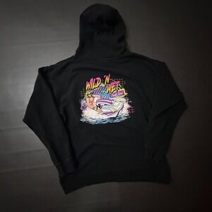 Dark Seas Division hoodie Mens XL Black Military Style Wet n Wild Bikini Vice
